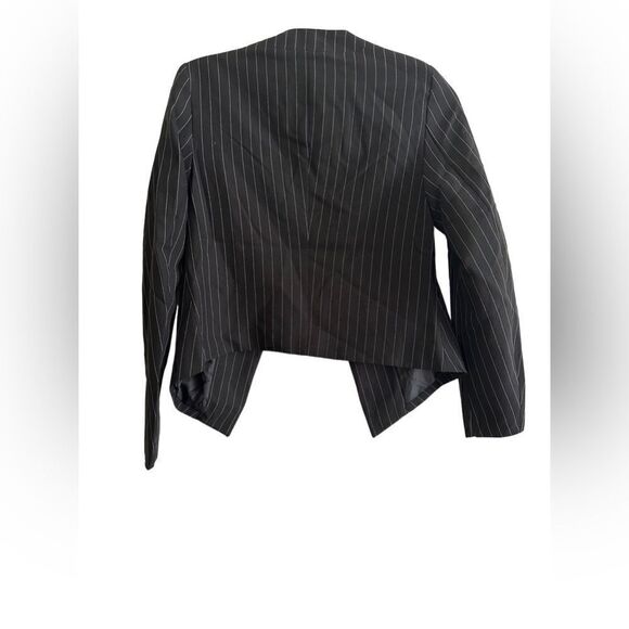 NWOT. Free Generation Pinstripe Open Front Blazer Blazer Size S - Picture 4 of 6